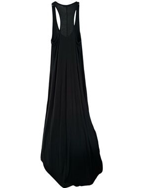 Victoria's Secret Black Racerback High-Low Maxi Dress L